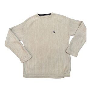 Chaps Ralph Lauren Men's Beige Crewneck Sweater